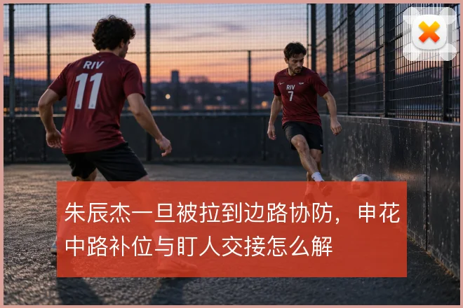 朱辰杰一旦被拉到边路协防，申花中路补位与盯人交接怎么解